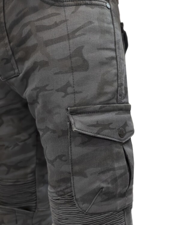 Adventure Flexi Camo Korumalı Motosiklet Kot Pantolonu - Thumbnail