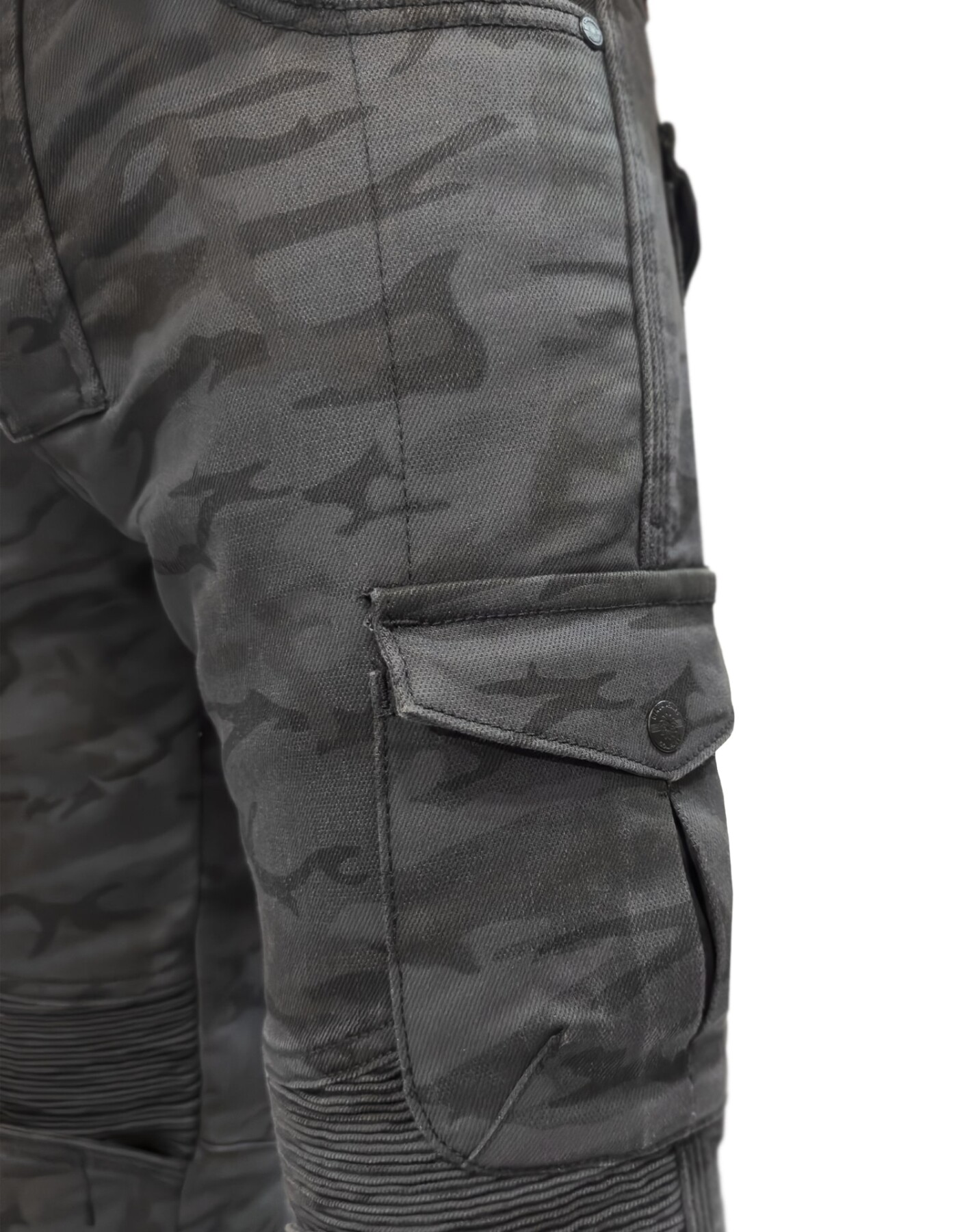 Adventure Flexi Camo Korumalı Motosiklet Kot Pantolonu