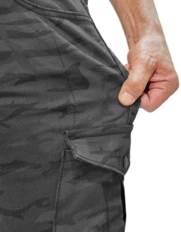 Adventure Flexi Camo Korumalı Motosiklet Kot Pantolonu - 13
