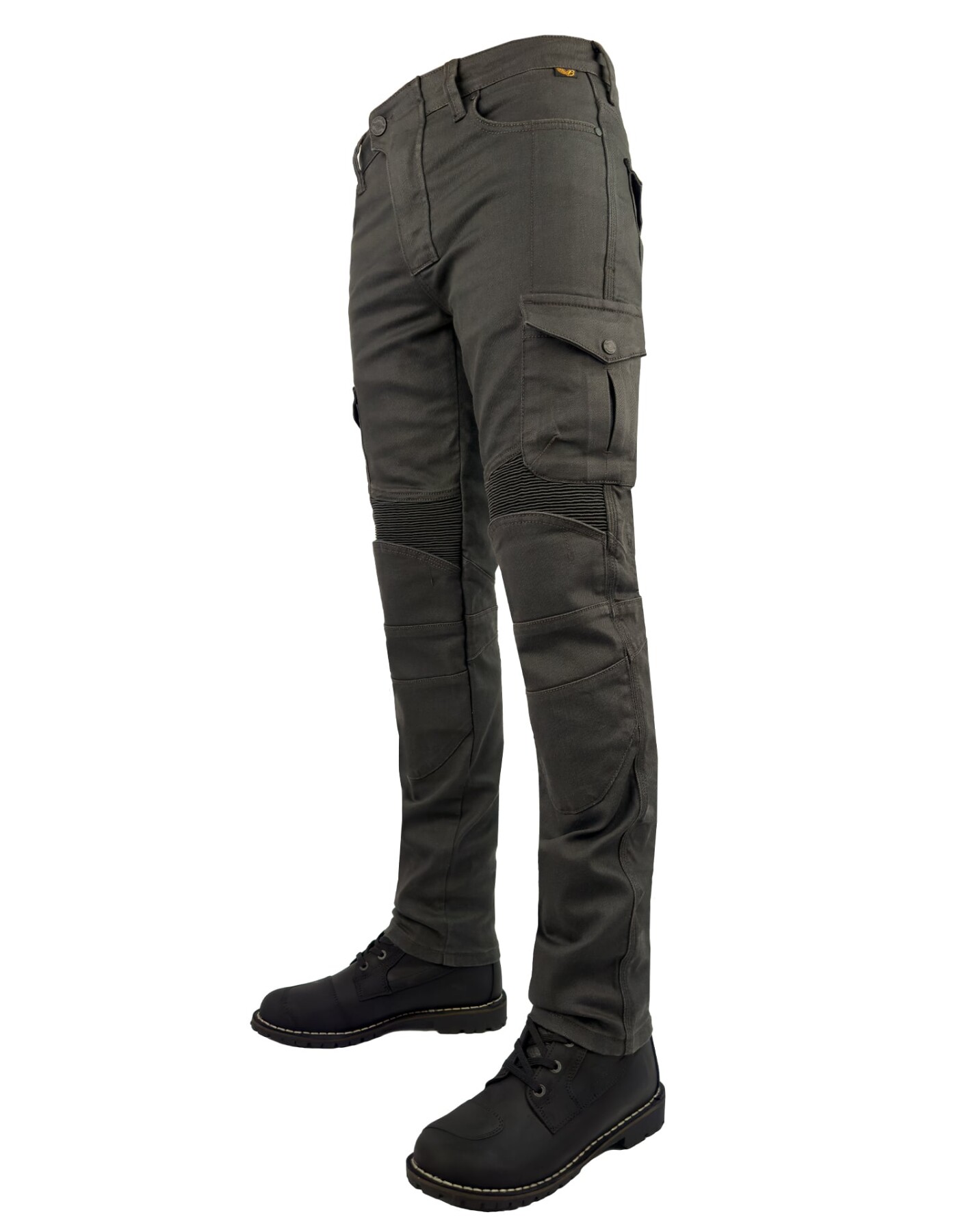 Adventure Flexi Khaki Korumalı Motosiklet Kot Pantolonu