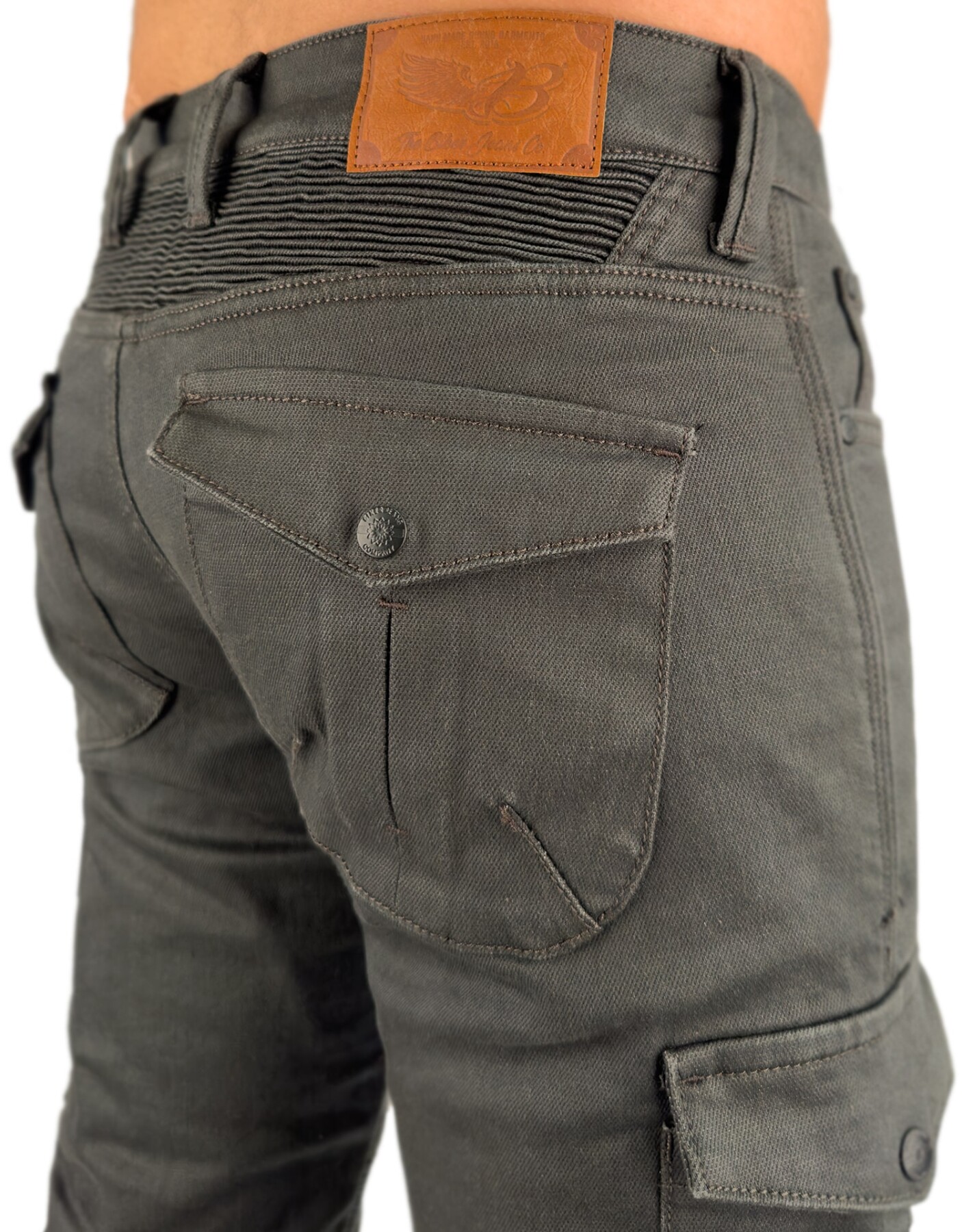 Adventure Flexi Khaki Korumalı Motosiklet Kot Pantolonu