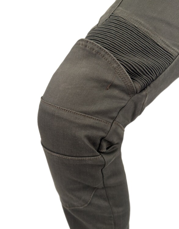 Adventure Flexi Khaki Korumalı Motosiklet Kot Pantolonu - 10