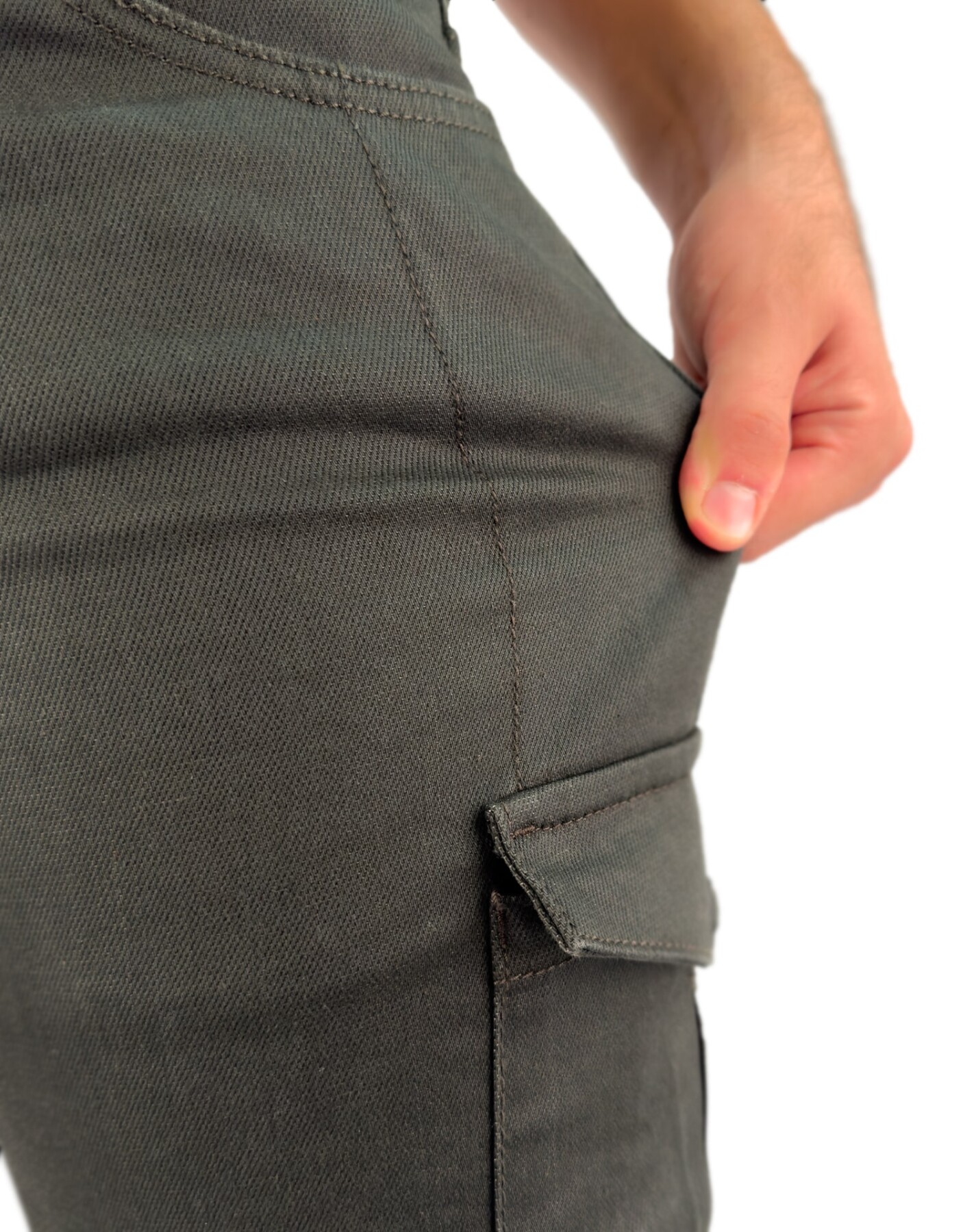 Adventure Flexi Khaki Korumalı Motosiklet Kot Pantolonu - 13