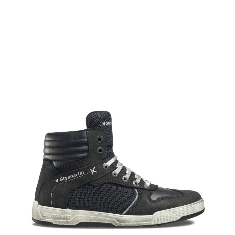 Atom Black Nero Armoured Motorcycle Shoes - Stylmartin