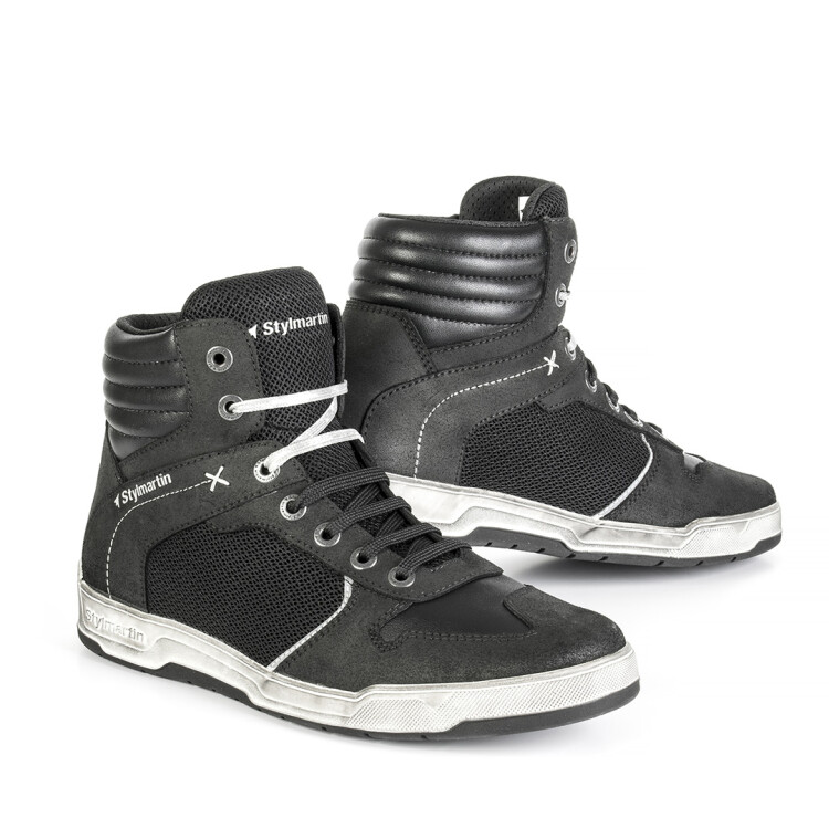 Atom Black Nero Armoured Motorcycle Shoes - 2