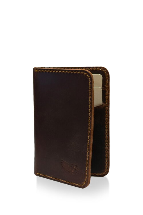 Berlin Brown Hakiki Deri Kartlık - The Biker Jeans