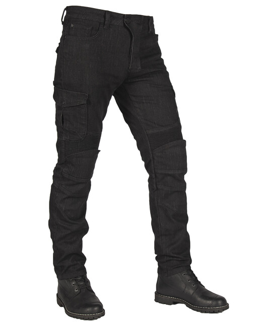 The Biker Jeans - Black Adventure Flexi V3 Korumalı Motosiklet Kot Pantolonu
