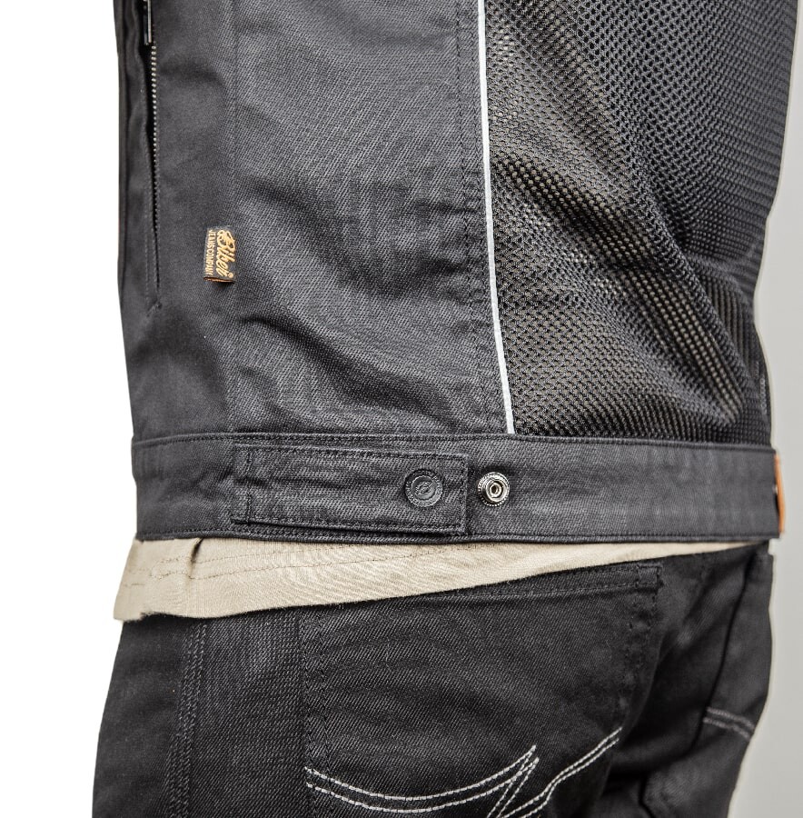 Black Iron Armoured Motorcycle Vest - 11