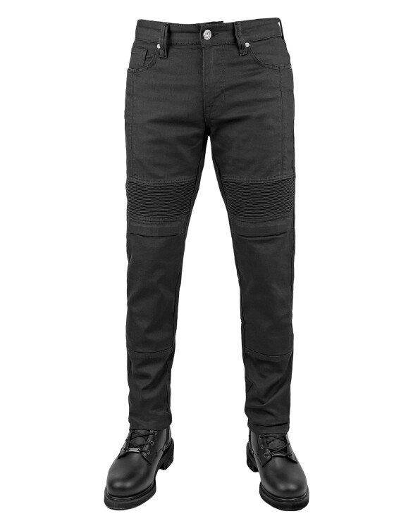 Black Iron Flexi V4 Armoured Riding Jeans - Thumbnail