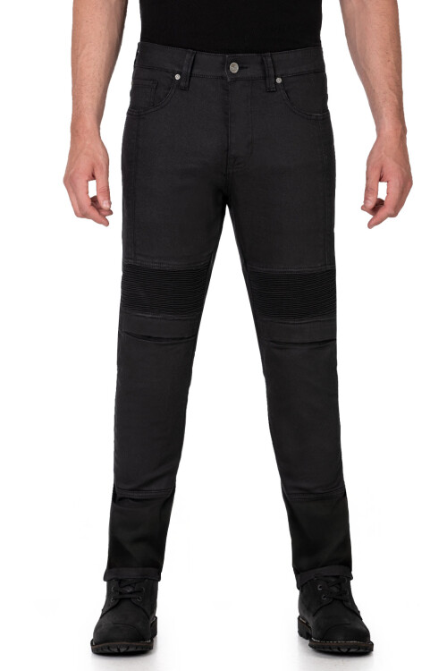 Black Iron Flexi V4 Armoured Riding Jeans - 4