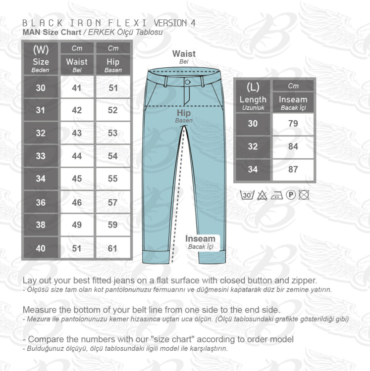 Black Iron Flexi V4 Armoured Riding Jeans - 4