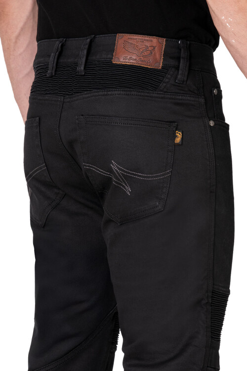 Black Iron Flexi V4 Armoured Riding Jeans - 7