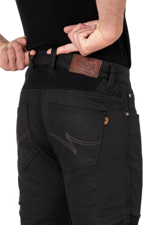 Black Iron Flexi V4 Armoured Riding Jeans - 8