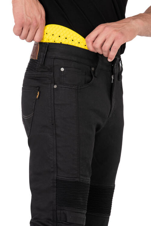 Black Iron Flexi V4 Armoured Riding Jeans - 12