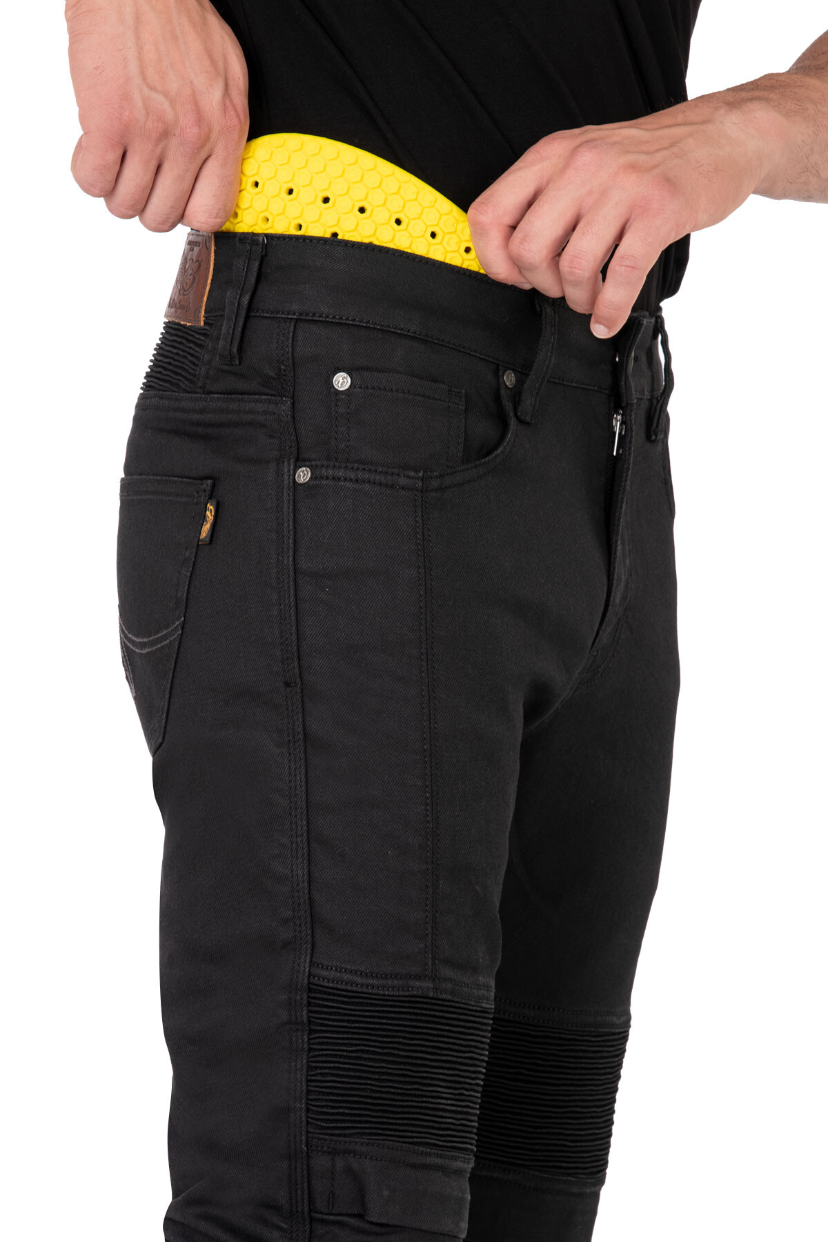 Black Iron Flexi V4 Korumalı Motosiklet Kot Pantolonu Erkek - 12