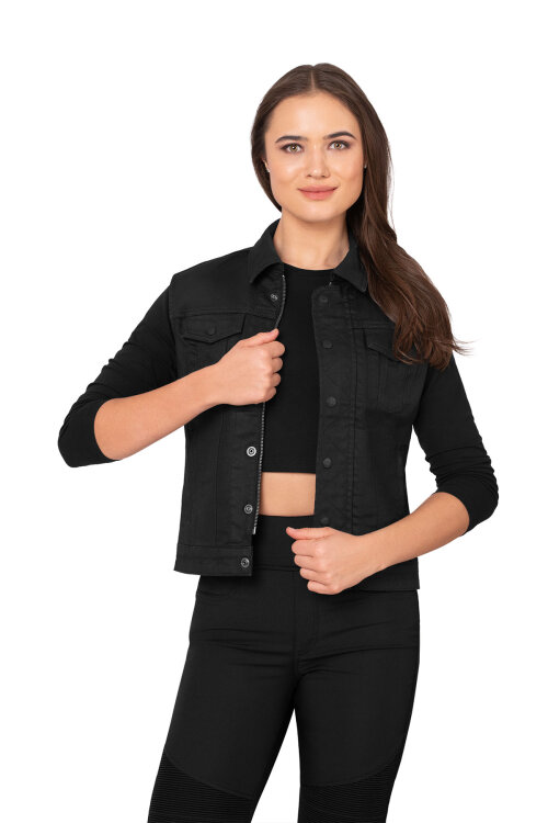 Black Iron Motorcycle Vest Woman - 6