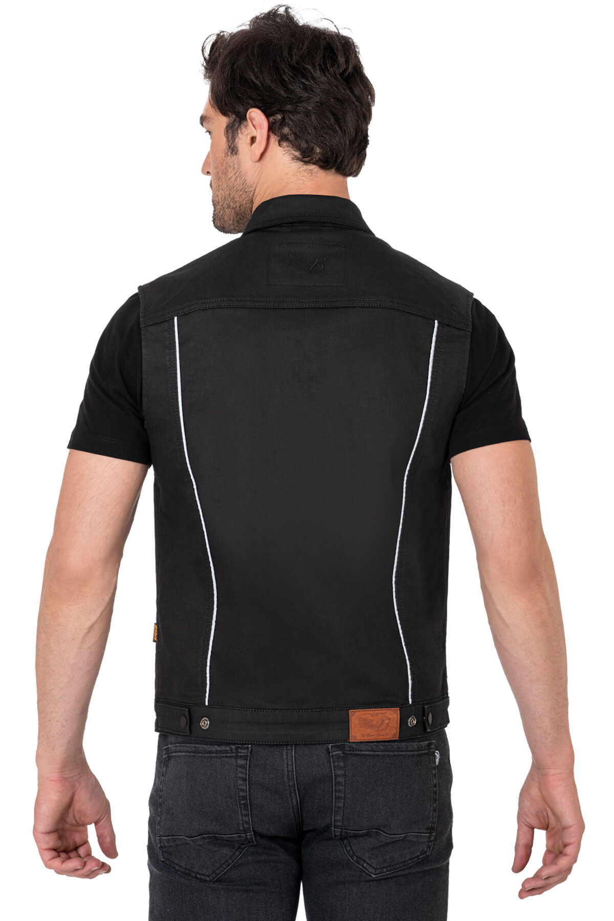 Black Iron Vest Motosiklet Yeleği Erkek - 5