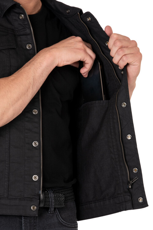 Black Iron Vest Motosiklet Yeleği Erkek - 7