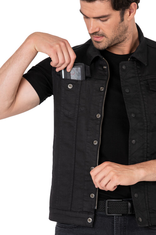 Black Iron Vest Motosiklet Yeleği Erkek - 9