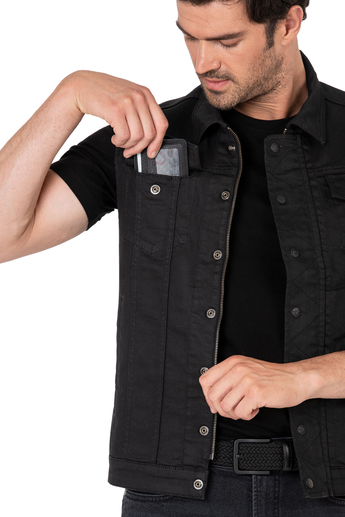 Black Iron Vest Motosiklet Yeleği Erkek - 9