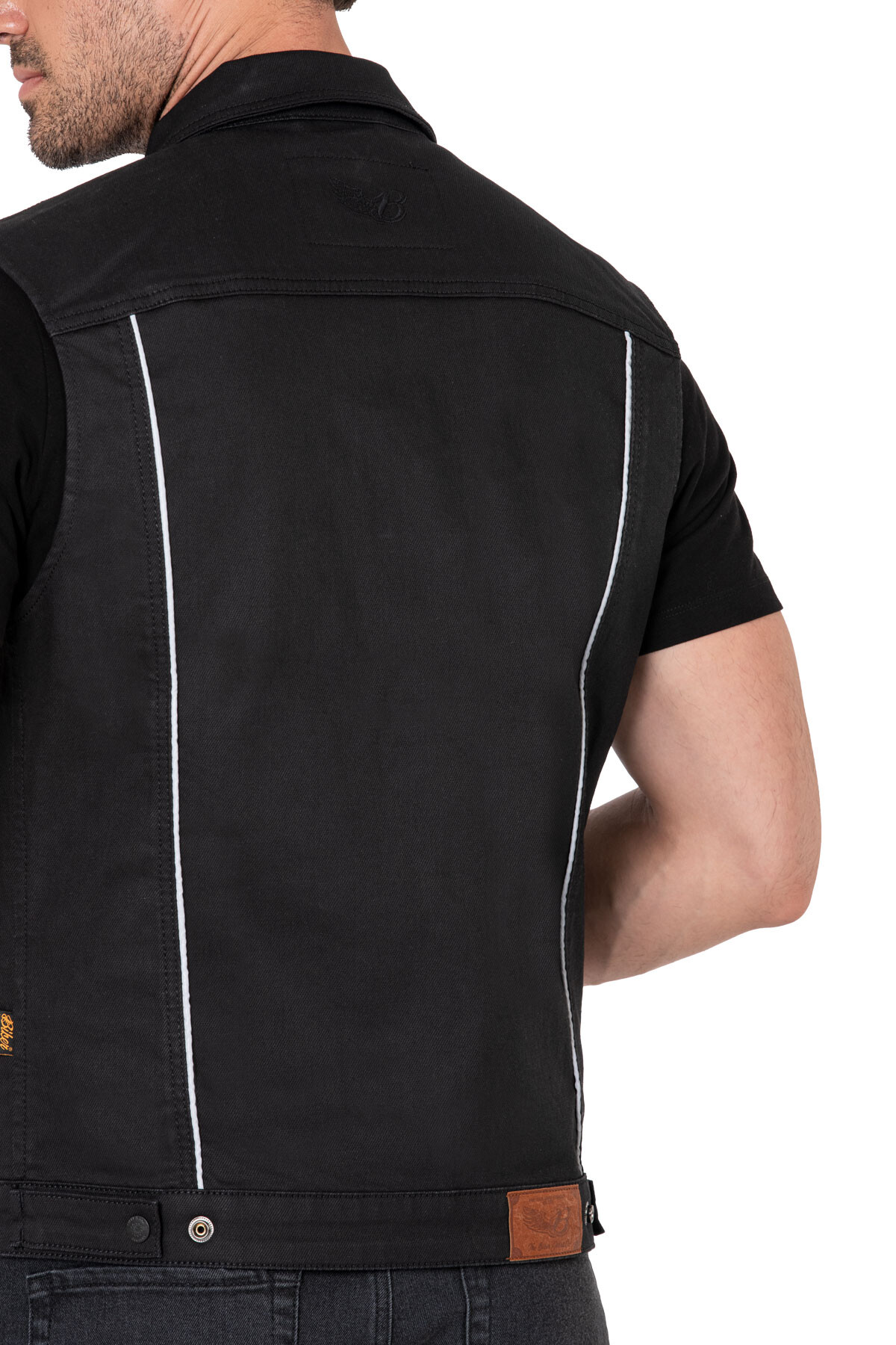 Black Iron Vest Motosiklet Yeleği Erkek - 12