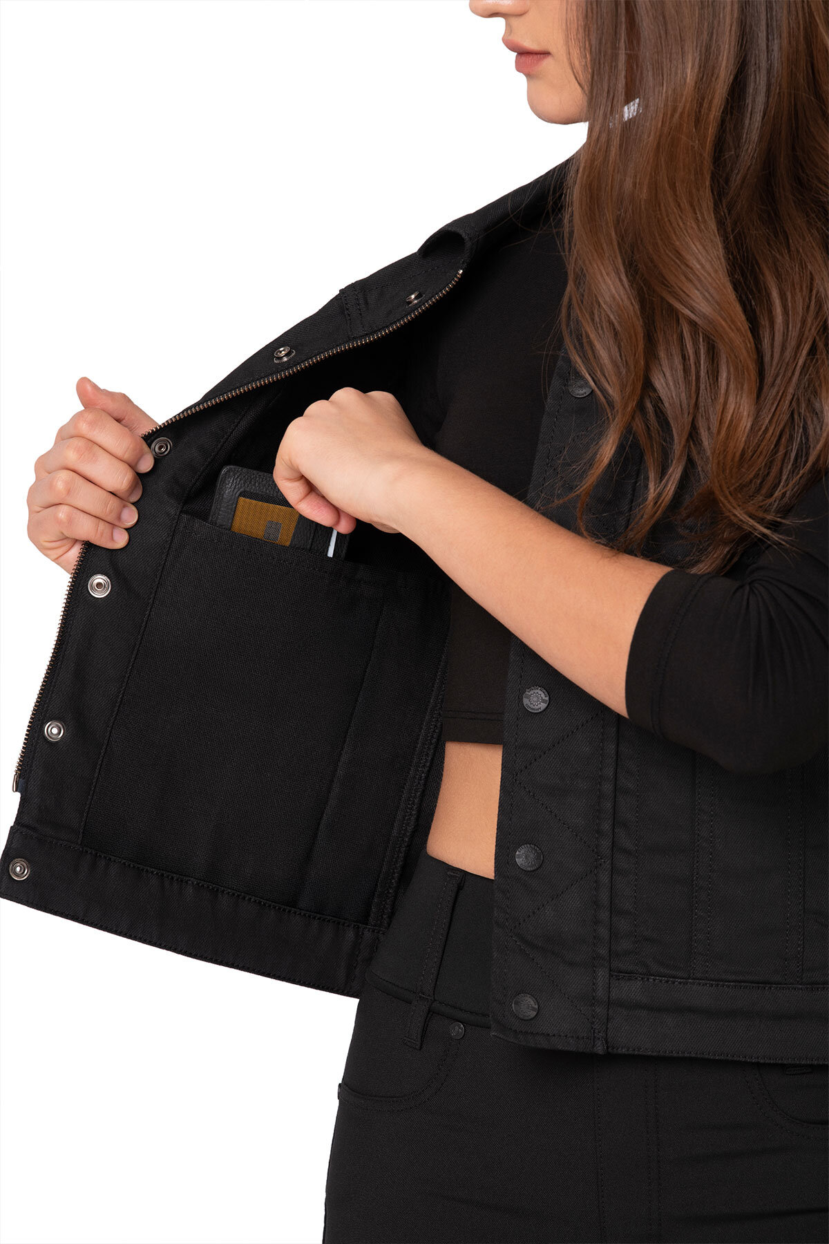 Black Iron Vest Motosiklet Yeleği Kadın - 9