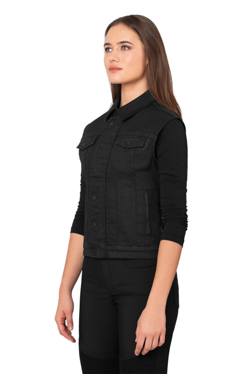 Black Iron Vest Motosiklet Yeleği Kadın - 5