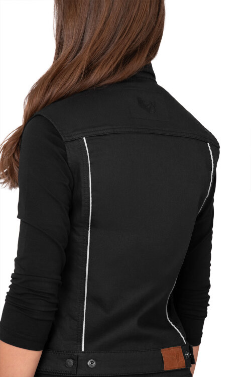 Black Iron Vest Motosiklet Yeleği Kadın - 8