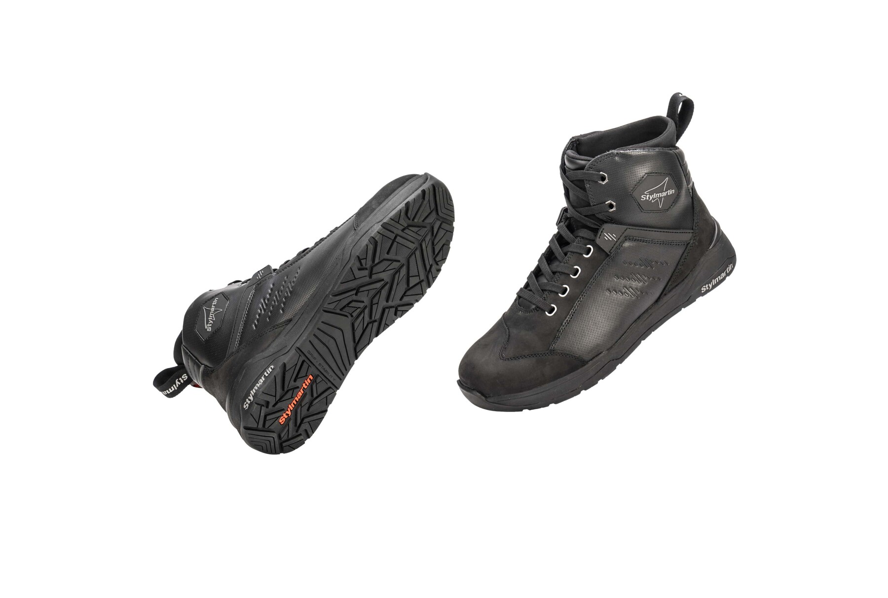 Blink WP Black Armoured Motorcycle Shoes - 3