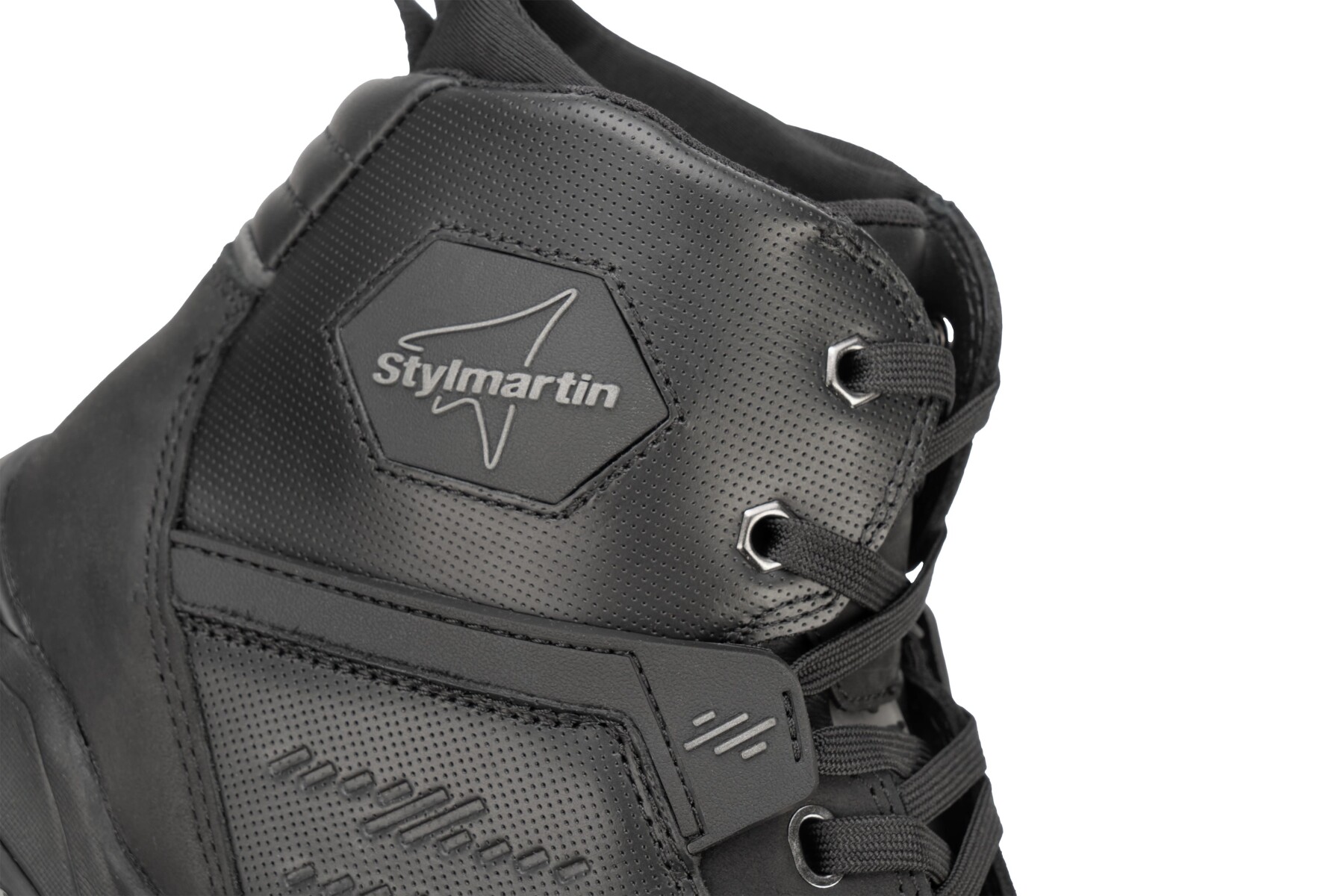 Blink WP Black Armoured Motorcycle Shoes - 6