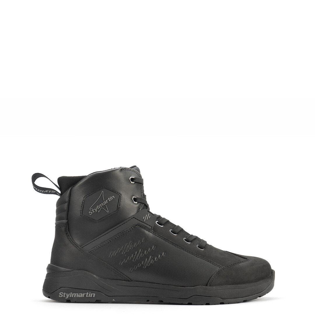 Blink WP Black Armoured Motorcycle Shoes - 1