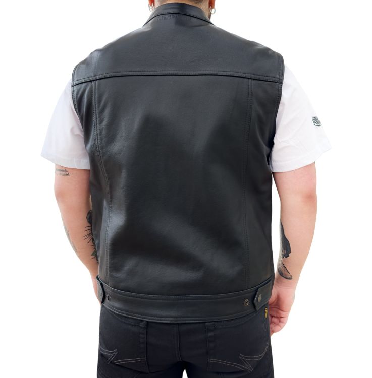 California Leather Motorcycle Vest