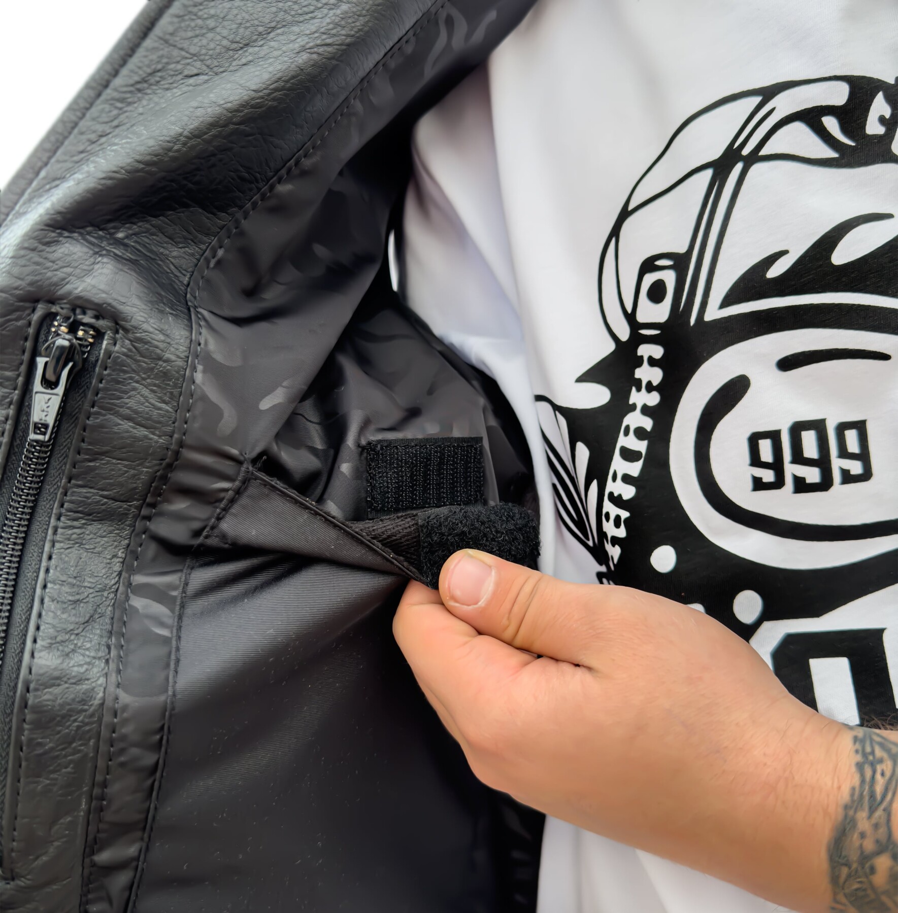 California Leather Motorcycle Vest - 8