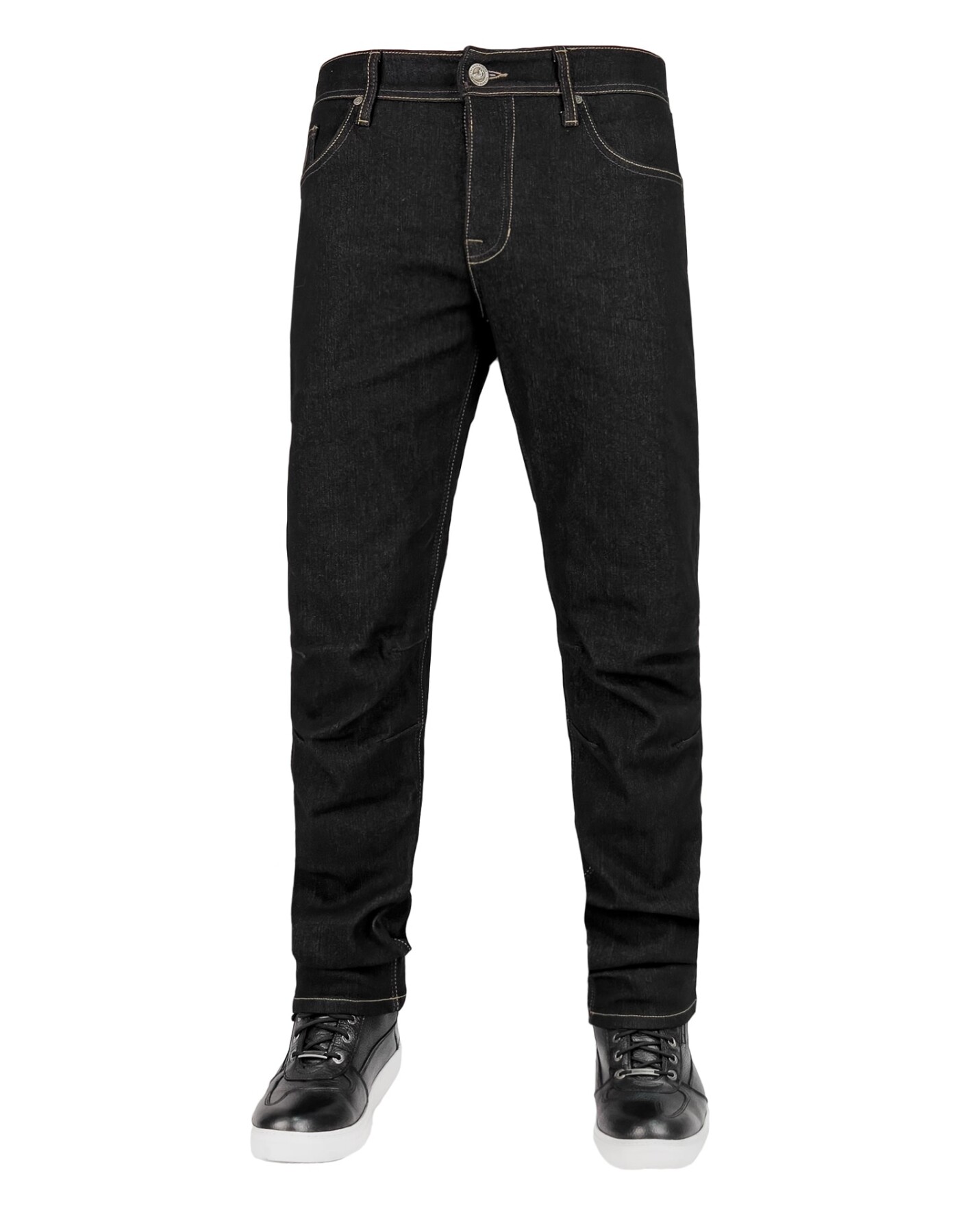 City Biker Cold Killer Black Armoured Riding Jeans