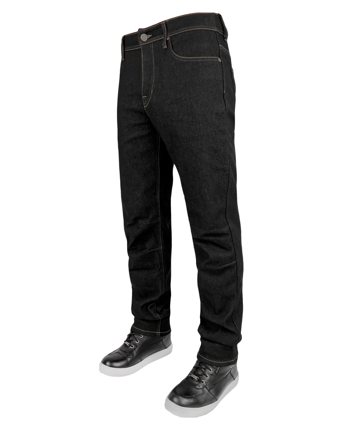 City Biker Cold Killer Black Armoured Riding Jeans