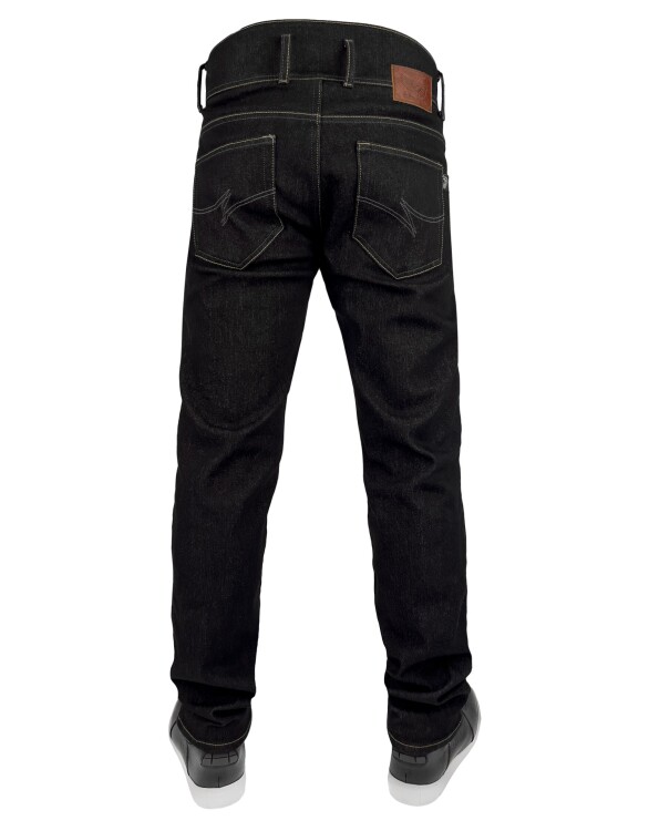 City Biker Cold Killer Black Armoured Riding Jeans - Thumbnail