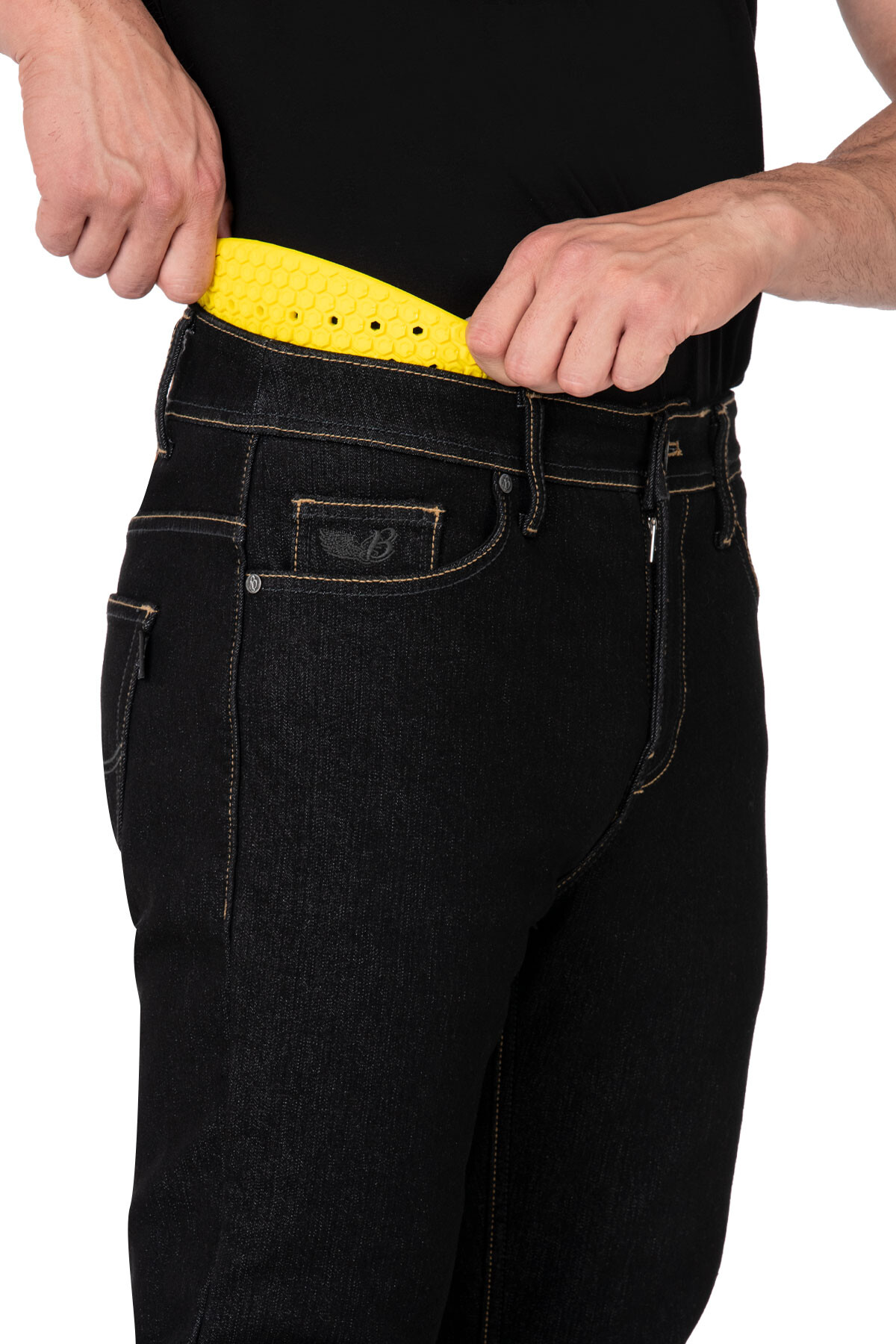 City Biker Cold Killer Black Armoured Riding Jeans - 8