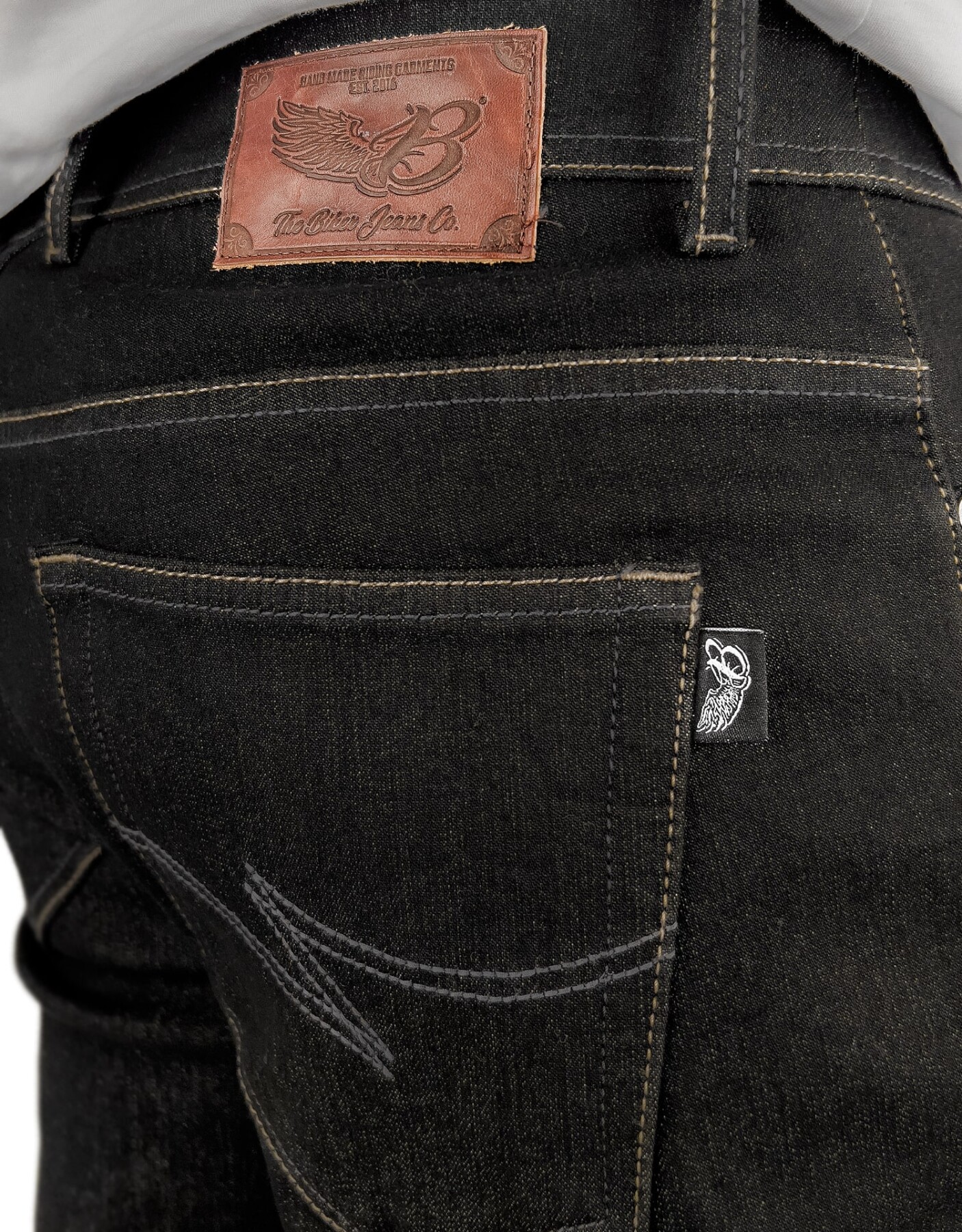 City Biker Cold Killer Black Korumalı Motosiklet Kot Pantolonu Erkek - 8