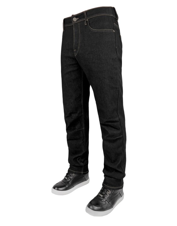 City Biker Cold Killer Black Korumalı Motosiklet Kot Pantolonu Erkek - 5