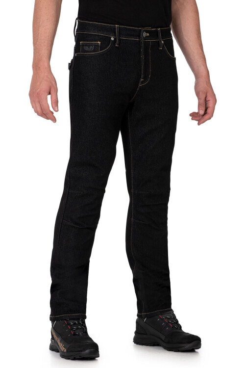 City Biker Cold Killer Black Korumalı Motosiklet Kot Pantolonu Erkek - The Biker Jeans