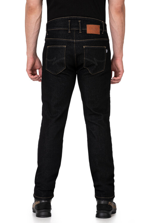City Biker Cold Killer Black Korumalı Motosiklet Kot Pantolonu Erkek - 5