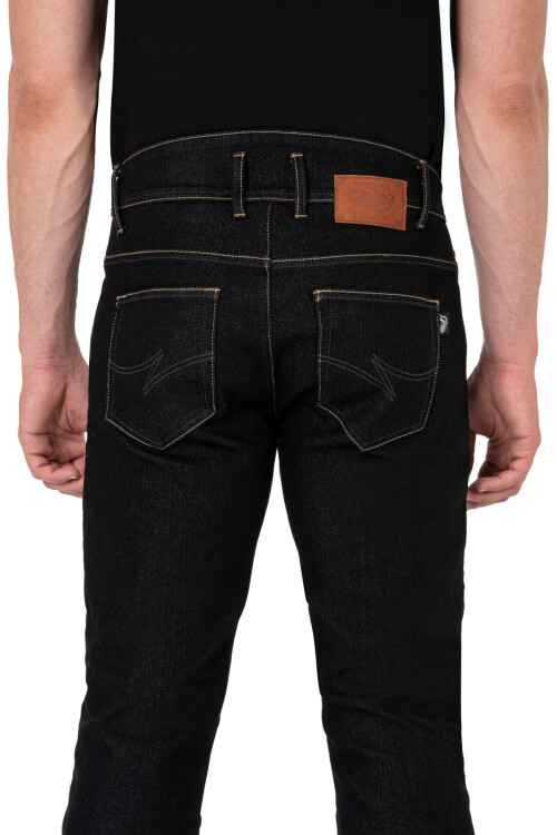 City Biker Cold Killer Black Korumalı Motosiklet Kot Pantolonu Erkek - 11