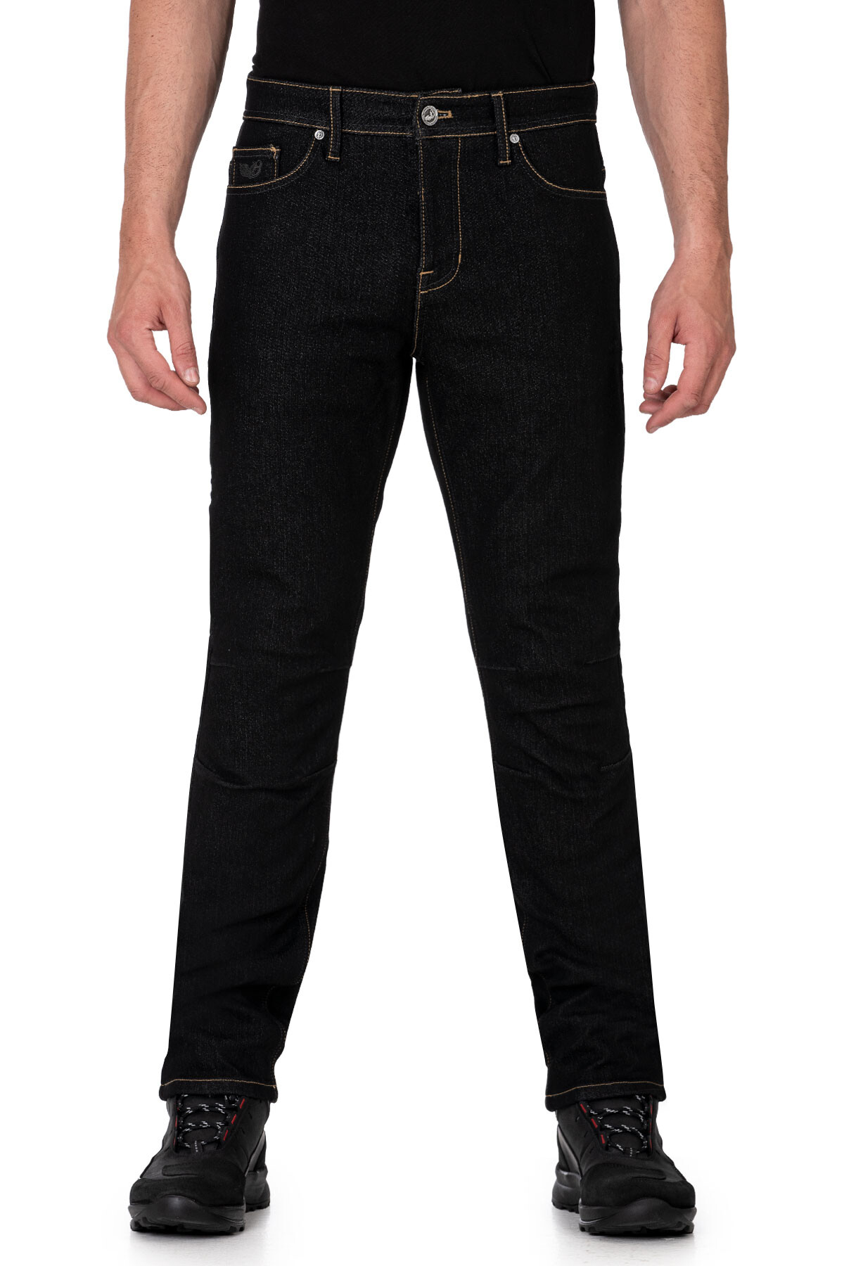City Biker Cold Killer Black Korumalı Motosiklet Kot Pantolonu Erkek - 3
