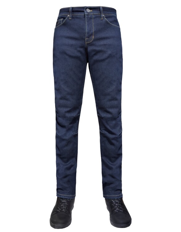 City Biker Cold Killer Dark Blue Korumalı Motosiklet Kot Pantolonu Erkek - 3