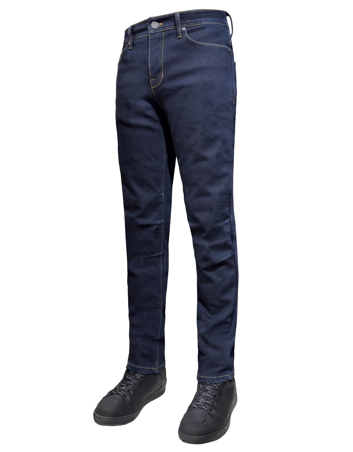 City Biker Cold Killer Dark Blue Korumalı Motosiklet Kot Pantolonu Erkek - 4