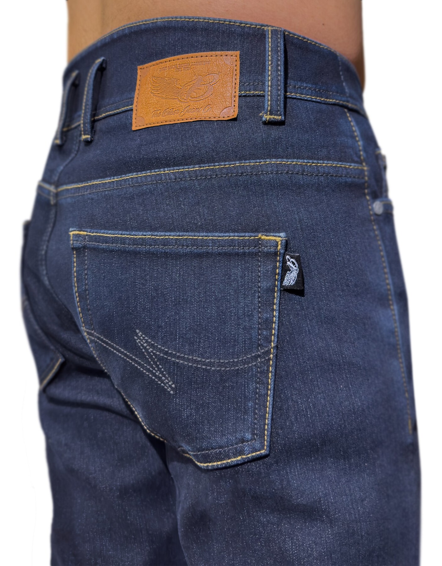 City Biker Cold Killer Dark Blue Korumalı Motosiklet Kot Pantolonu Erkek - 6