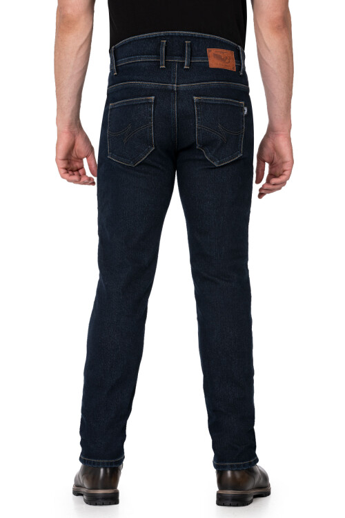 City Biker Cold Killer Dark Blue Korumalı Motosiklet Kot Pantolonu Erkek - 5