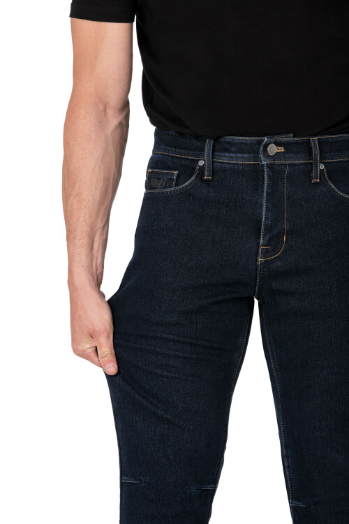 City Biker Cold Killer Dark Blue Korumalı Motosiklet Kot Pantolonu Erkek - 8