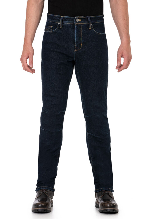 City Biker Cold Killer Dark Blue Korumalı Motosiklet Kot Pantolonu Erkek - 3