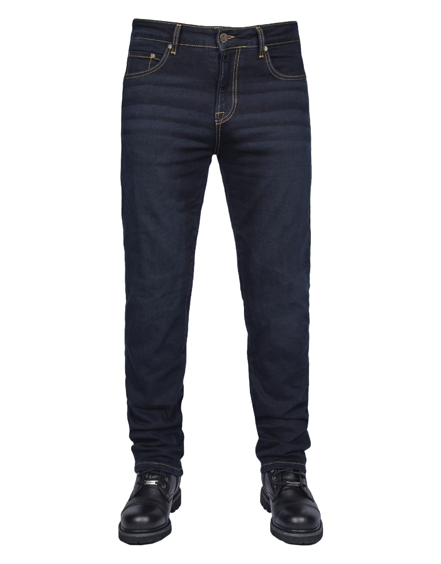 City PRO102 Midnight Blue Korumalı Motosiklet Kot Pantolonu Erkek